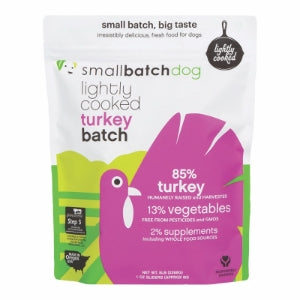 SMALL BATCH DOG FROZEN LIGHTLY COOKED TURKEY - SFW