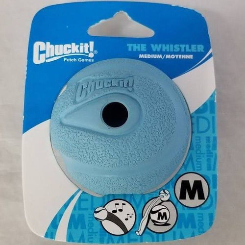 Chuckit! The Whistler Natural Rubber Dog Ball, Medium