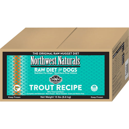 Northwest Naturals Dog Frozen Trout Nuggets Bulk 15lbs