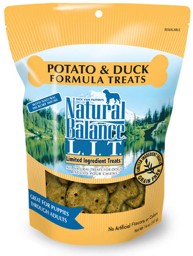Natural Balance Pet Foods L.I.T. Duck & Potato Dog Treat 14 oz