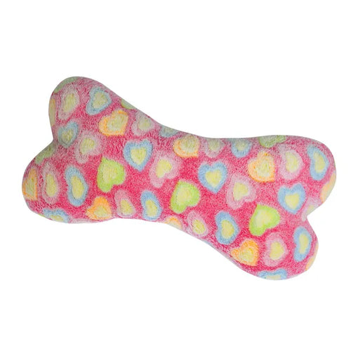 Zanies Sweetheart Snuggle Bone - 7.5 pink