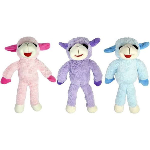 Pet Envy Floppy Lamb Chop Plush Dog Toy, Assorted