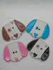 Multi color Dog face dog treats