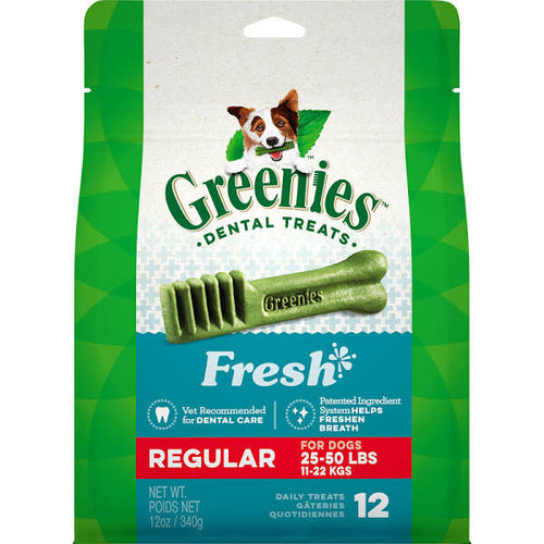 Greenies Fresh Regular Dog Dental Treats - 12 oz