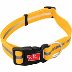 WIGZI DOG WEATHERPROOF COLLAR ORANGE XSMALL