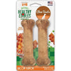 Nylabone Healthy Edibles Wholesome Chews, Bacon Flavor, Wolf Size Twin Pack - 2 treats, 6.35 oz