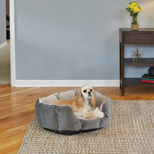 QuietTime Deluxe Tulip Bed Small  Gray