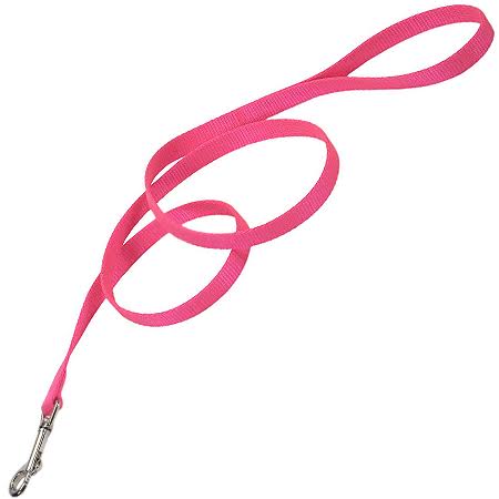 Coastal Pet Nylon Leash 5/8 x 6' Neon Pink