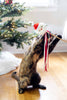 Holiday Santa Cat Christmas Teaser Wand Toy