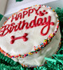 BIG Red‘s Birthday dog cake treat