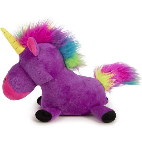 Godog Purple Unicorn Dog Toy, Large