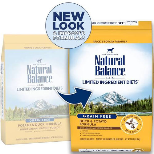 Natural Balance L.I.D. Limited Ingredient Diets Potato & Duck Dry Dog Food 24-lb