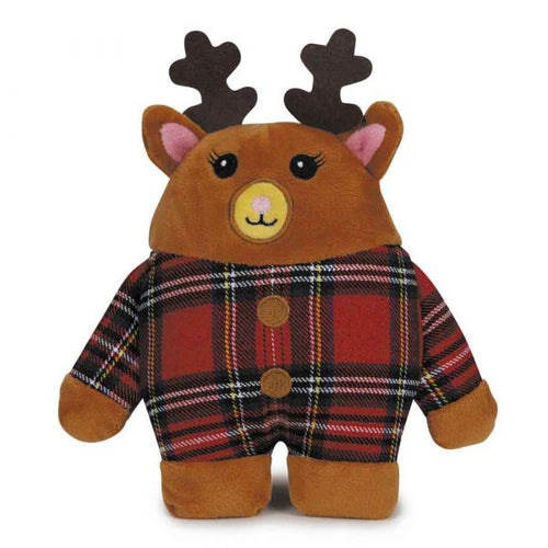Zanies Holiday Tartan Friends Reindeer