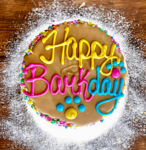 PB Confetti Doggie Cake Treat