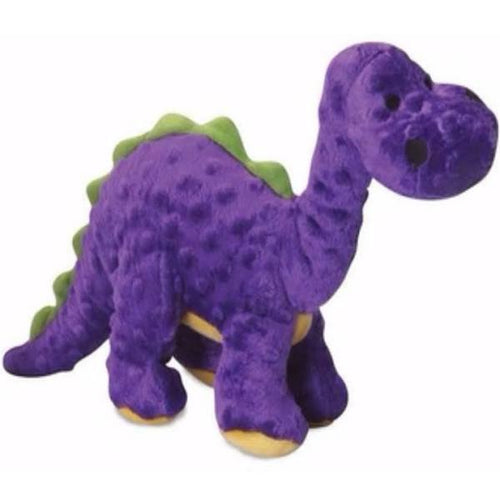 Godog Dinos Chew Guard Bruto Dog Toy, Purple, Large
