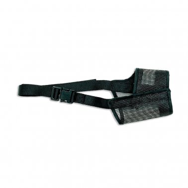 Coastal Best Fit Adjustable Mesh Dog Muzzle Black Color Size 06
