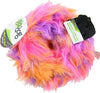 Godog Furballz Rings Dog Toy - Warm Rainbow - Medium