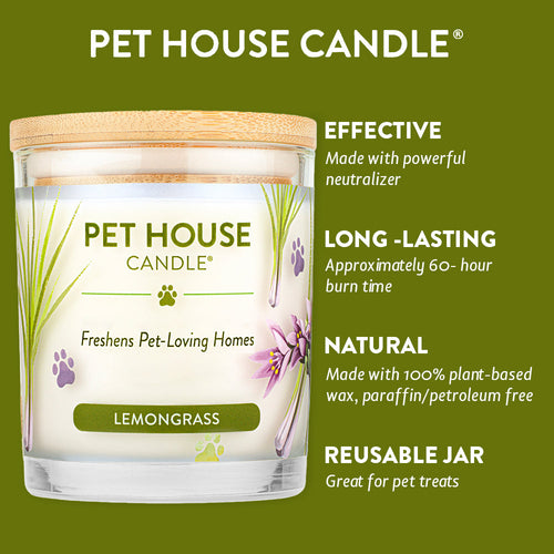 Pet House Lemongrass Candle