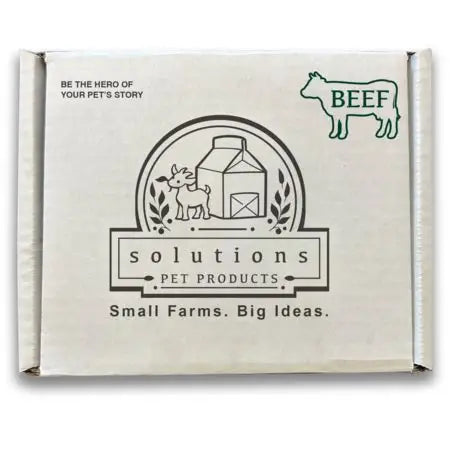 Solutions Pet Food Frozen Raw Beef Sliders - SFW