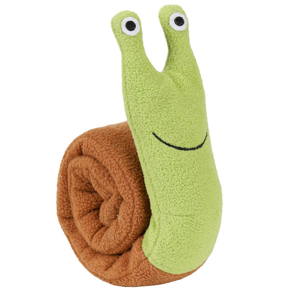 Injoya Snail Rollup Snuffle Toy for Dogs (2.95'' H x 8.66'' L x 5.51'' W, Recycled PET)