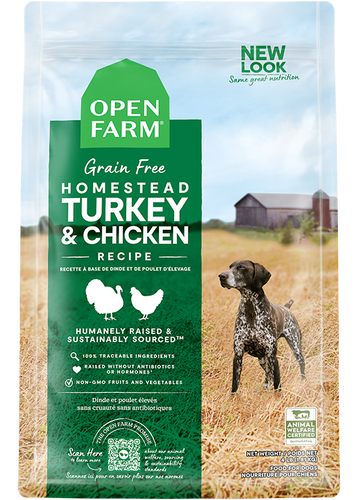 Open Farm Homestead Turkey & Chicken Grain-Free Dry Dog Food