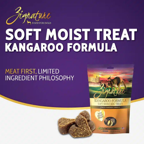 Zignature Kangaroo Formula Soft Moist Dog Treats