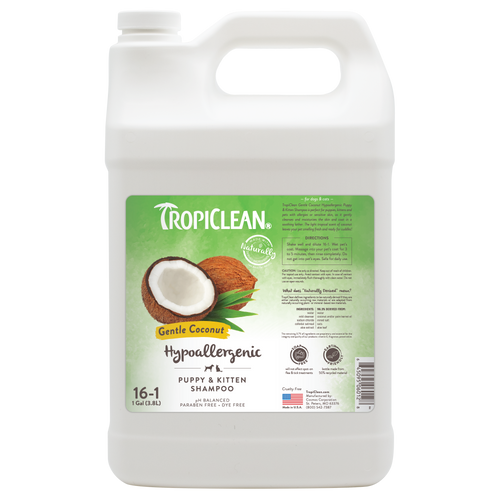 TropiClean Gentle Coconut Hypoallergenic Puppy & Kitten Shampoo (20-oz)