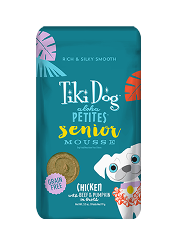 Tiki Pet Dog Aloha Mousse Senior 3.5oz*