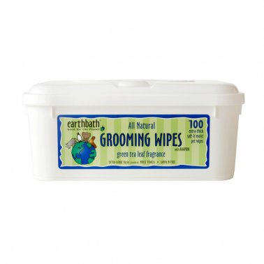 Earthbath  Green Tea & Awapuhi Grooming Wipes for Cat & Dog 100 Count