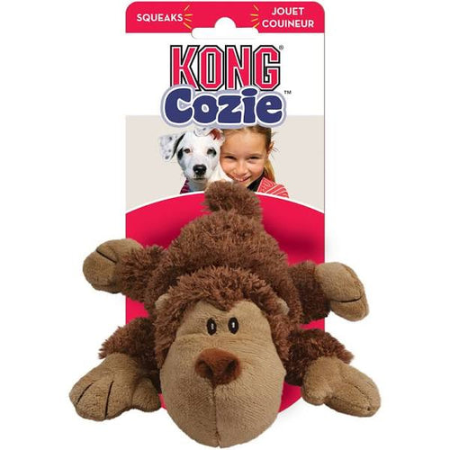 Kong - Cozie Spunky The Monkey Dog Toy - Medium