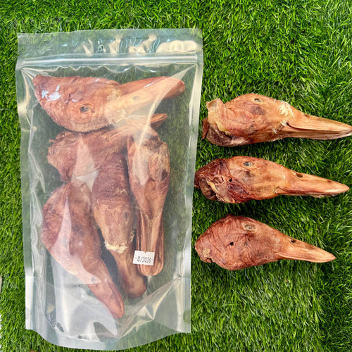 Duck Head- Bag of 5 - Freeze-Dried Treat/Chew for Dogs