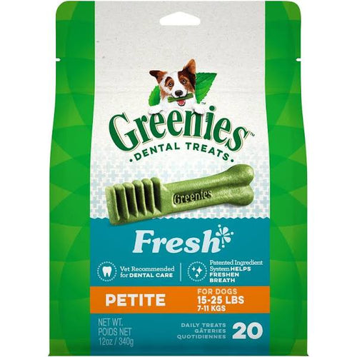 Greenies Fresh Petite Dental Dog Treats 12 oz.