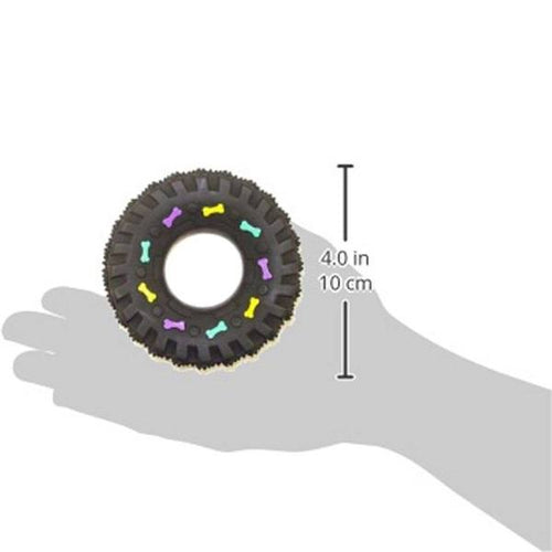 Spot Spotbites Tough Tire, Vinyl Dog Toy, 3.5-inch