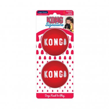 KONG® Signature Ball Dog Toy Large, 2 Count