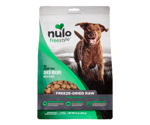 Nulo Freeze Dried Raw Grain Free Duck Dog Food 13 oz