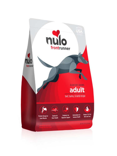 Nulo Frontrunner Ancient Grains - Beef, Barley, & Lamb - Adult - 23lbs