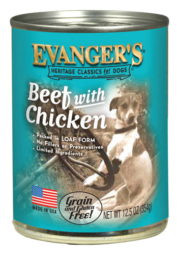 Evanger's Heritage Classic for Dogs Beef With Chicken