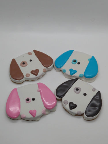 Multi color Dog face dog treats