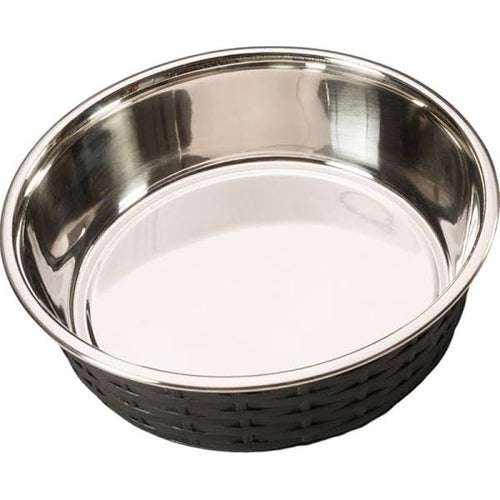 Ethical Black Soho Basketweave Dish 30 Ounce