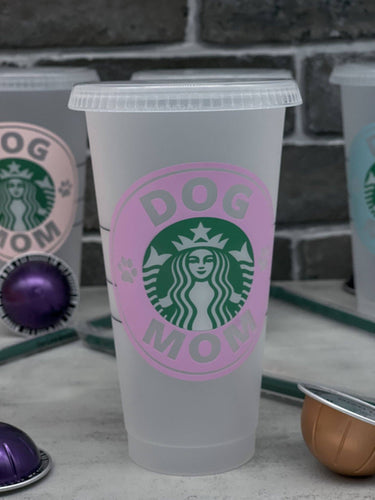 DOG MOM Starbucks Cup - LILAC