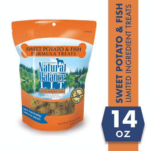 Natural Balance Sweet Potato & Fish Formula Dog Treats - 14 oz bag