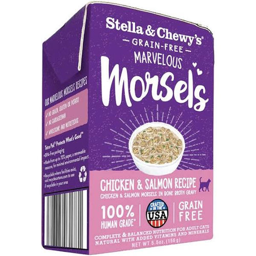 Stella & Chewy's Marvelous morsels Chicken & Salmon Medley Wet Cat Food , 5.5-oz