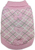 Pretty in Plaid Dog Sweater XXS