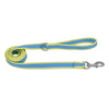 Pro Reflective Dog Leash Aqua, Neon Yellow 3/4 In X 6 ft