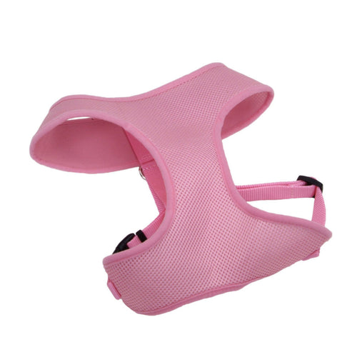 Comfort Soft Adjustable Dog Harness Pink Bright Small, 3/4 In X 19-23 in