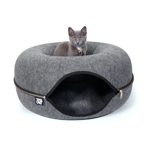 Donut! Cat Hideaway Cave & Bed - Cozy Chic Pet Bed