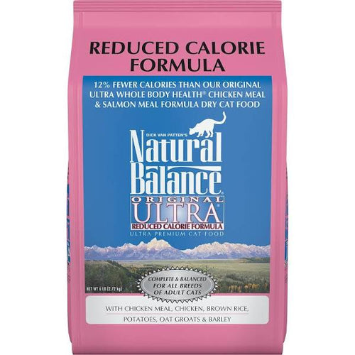 Natural Balance Reduced Calorie Formula Dry Cat Food - 6 lb bag