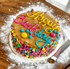 PB Confetti Doggie Cake Treat