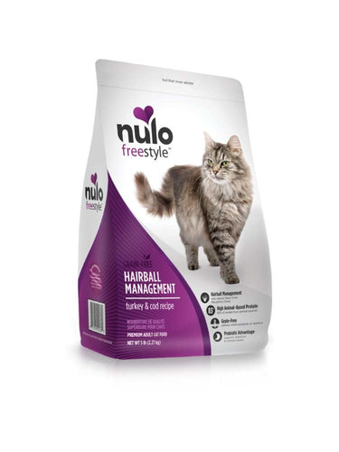 Nulo Hairball Management Turkey & Cod Cat Food 5lbs