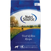 NUTRISOURCE DOG FOOD TROUT & RICE -SFW